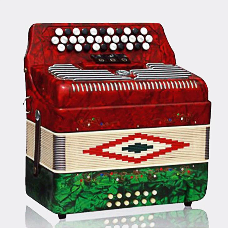 12 Bass akòdeyon