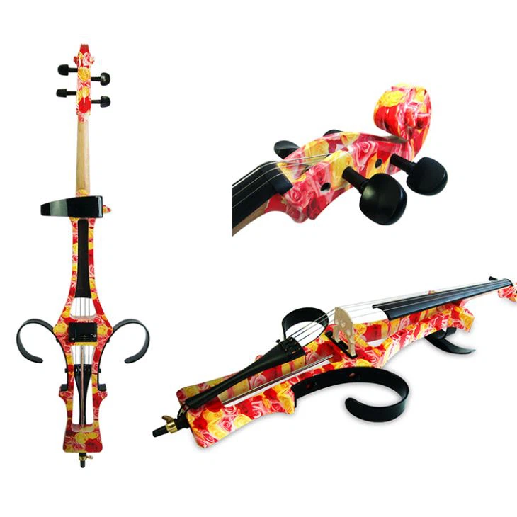 4/4 Pwofesyonèl kolore elektrik violoncelle